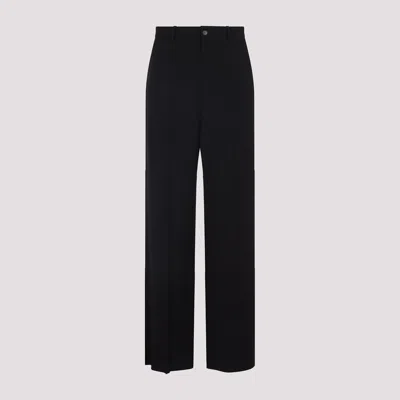 Balenciaga Tailored Wide-leg Pants In Black