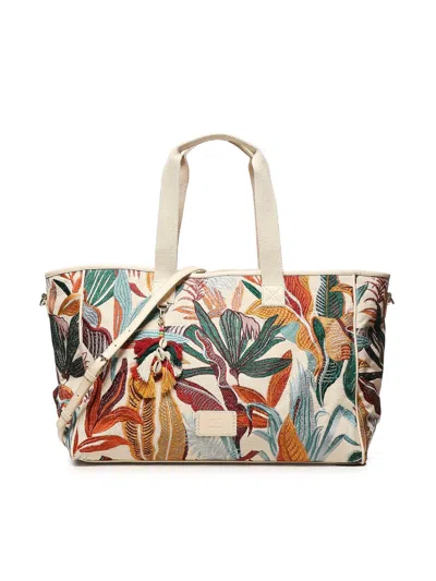 V73 Large Floral-print Tote Bag In Multi