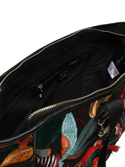 V73 Tropical-print Tassel Shoulder Bag In Multi