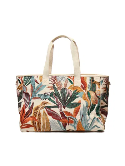 V73 Large Floral-print Tote Bag In Multi