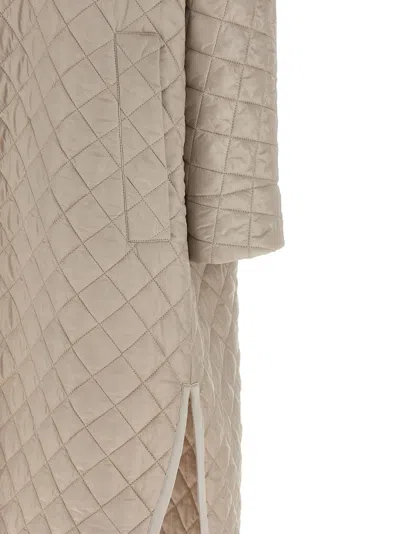 Max Mara The Cube Joan Puffer Jackets Beige In Neutral