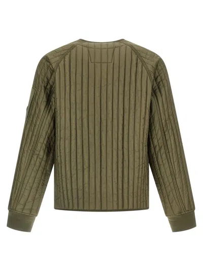 C.p. Company C. P. Company Ribbed Down Jacket In Green