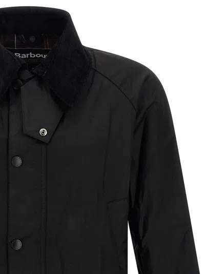 Barbour Ashby Long-sleeved Casual Jacket In Black