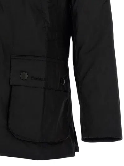 Barbour Ashby Long-sleeved Casual Jacket In Black