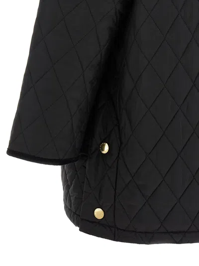 Barbour Icons Modern Liddesdale Quilted Coat In Black