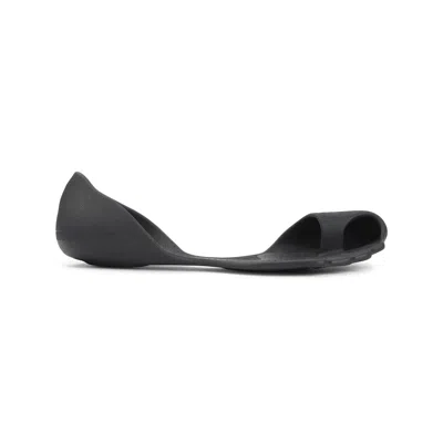 Balenciaga Anatomical Zero Rubber Slippers In Black
