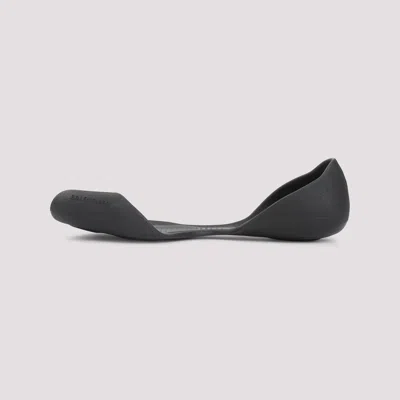 Balenciaga Anatomical Zero Rubber Slippers In Black