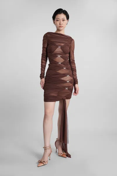 Mach &amp; Mach In Brown Polyester In Brown