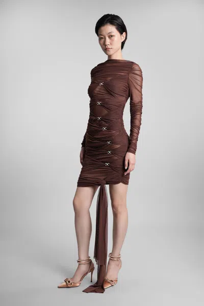 Mach &amp; Mach In Brown Polyester In Brown