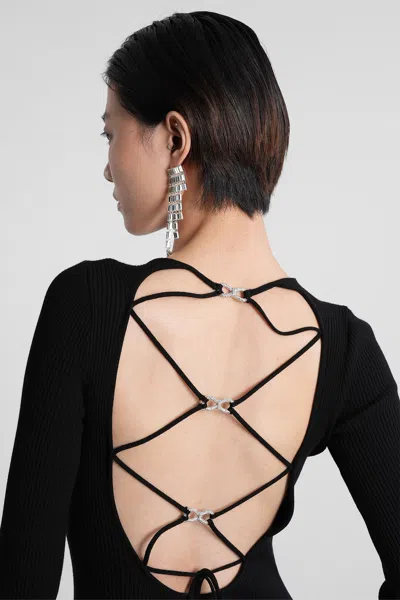 Mach &amp; Mach In Black Viscose In Black