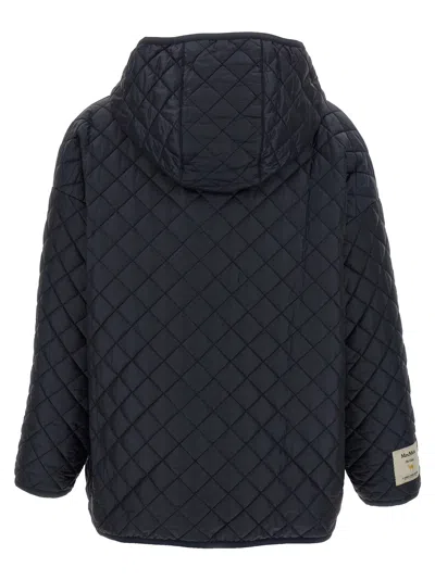 Max Mara The Cube 'leo' Reversible Jacket In Blue