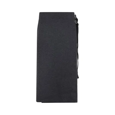 Jil Sander Tailored High-waisted Maxi Skirt With Aesthetic In Black