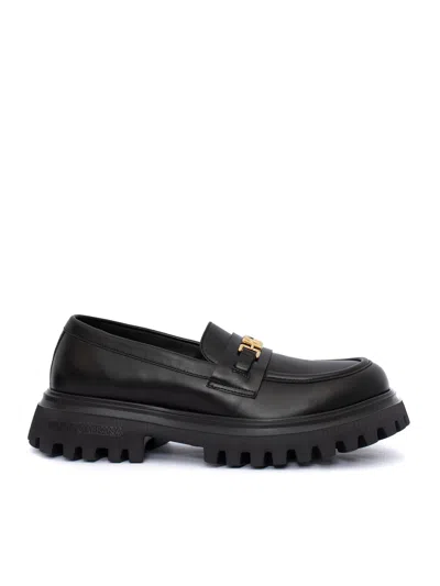 Dolce & Gabbana Mocassins In Black