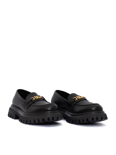 Dolce & Gabbana Mocassins In Black