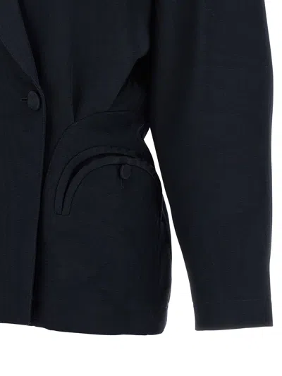 Blazé Milano Long-sleeved Suit Jacket In Blue