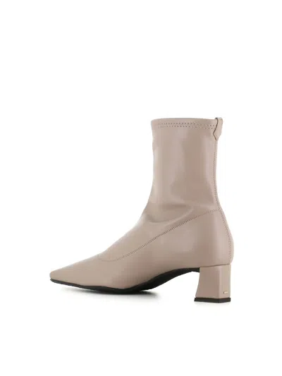 Giuseppe Zanotti Square-toe Block-heel Boots In Sand
