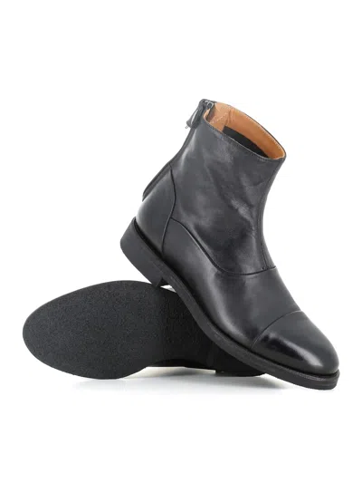 Alberto Fasciani Gill 70009 Leather Ankle Boots In Multi