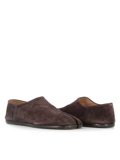 Maison Margiela Tabi Babouches Flats In Animal Print