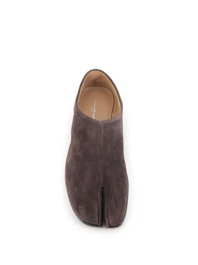 Maison Margiela Tabi Babouches Flats In Animal Print