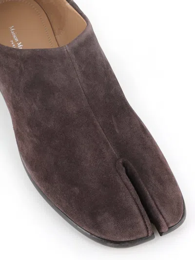 Maison Margiela Tabi Babouches Flats In Animal Print