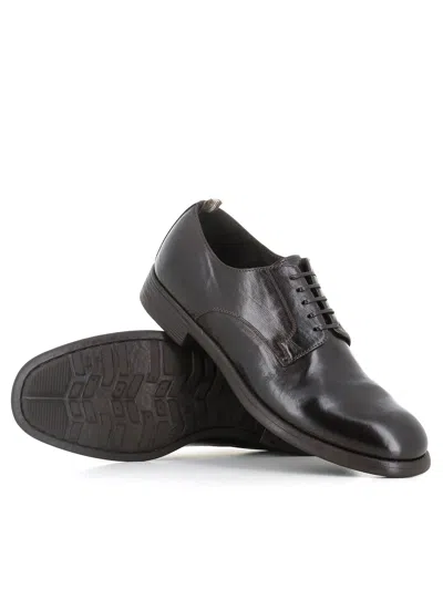 Officine Creative Lace-up Shoes With Polished Finish In Black