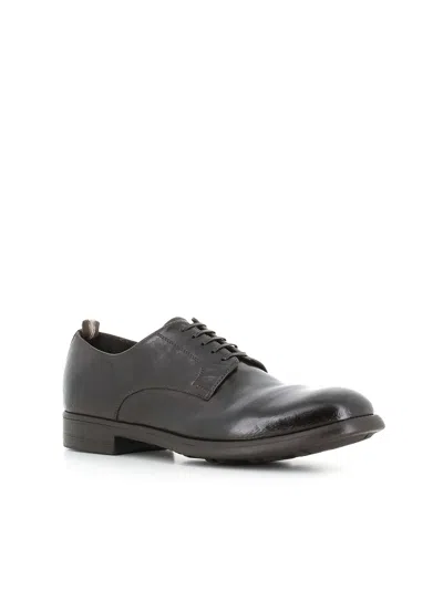Officine Creative Lace-up Shoes With Polished Finish In Black