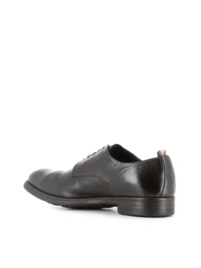 Officine Creative Lace-up Shoes With Polished Finish In Black