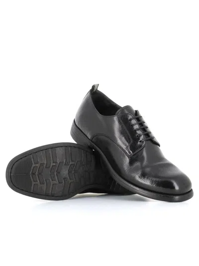 Officine Creative Lace-up Shoes With Polished Finish In Black