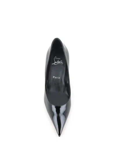 Christian Louboutin Glossy Pointed Toe High Heel Pumps In Multi