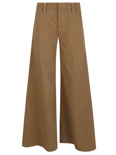 7 For All Mankind Wide-leg Mid-rise Jeans With Concealed Closure