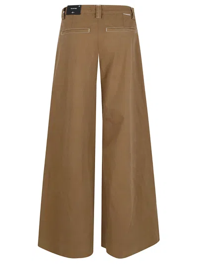 7 For All Mankind Wide-leg Mid-rise Jeans With Concealed Closure