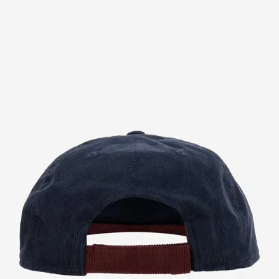 Autry Velvet Cap With Logo In Blue