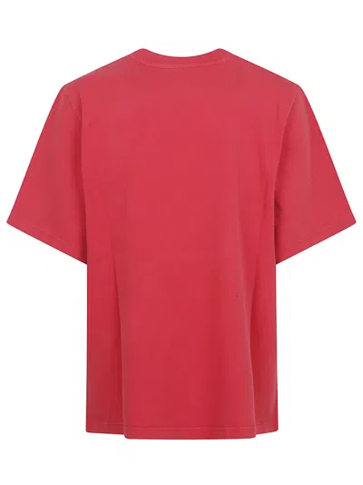 Casablanca Vince Satin Trousers In Red