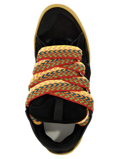 Lanvin Curb Sneakers In Black