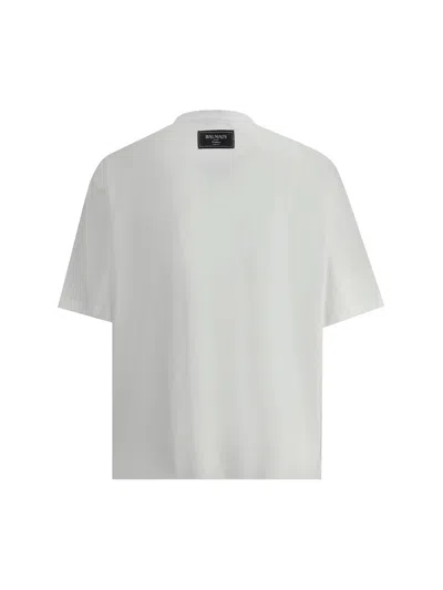 Balmain Kiss Print T-shirt In White