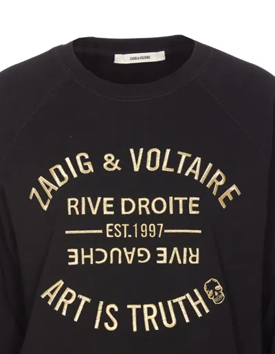 Zadig & Voltaire Sweaters Blacks And Greys In Black