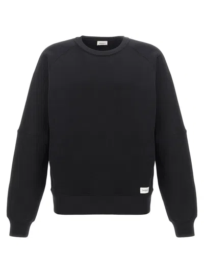 Saint Laurent Oversized Sweatshirt In Black