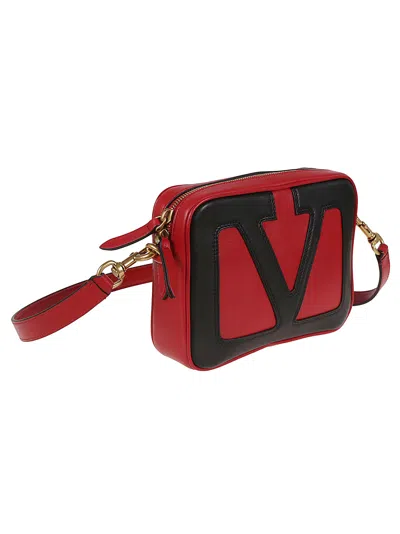 Valentino Garavani Superstar Chain Belt Bag In Red