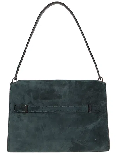 Tory Burch Large Rectangular Shoulder Bag With Suede Finish