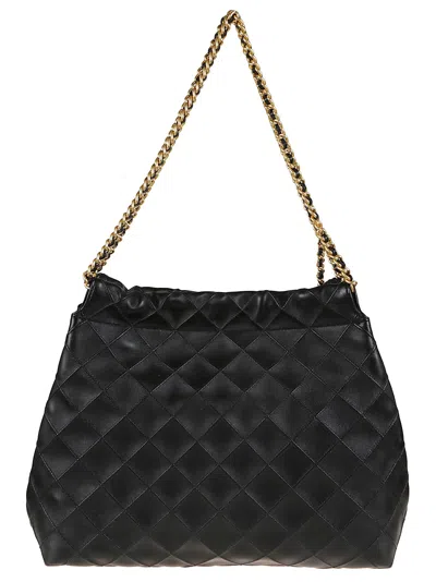 Tory Burch Fleming Bag In Very Soft Leather In Black