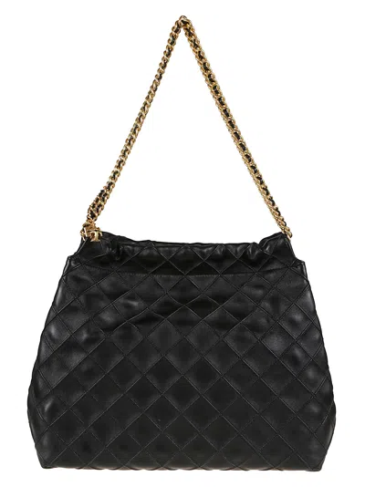 Tory Burch Fleming Bag In Very Soft Leather In Black