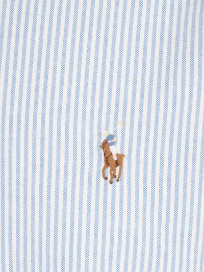 Polo Ralph Lauren Embroidered Oxford Shirt In White