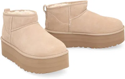 Ugg Classic Ultra Mini Platform Sand Boot In Brown