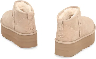 Ugg Classic Ultra Mini Platform Sand Boot In Brown
