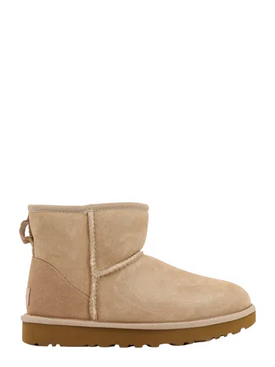Ugg Classic Mini Ankle Boots In Sand