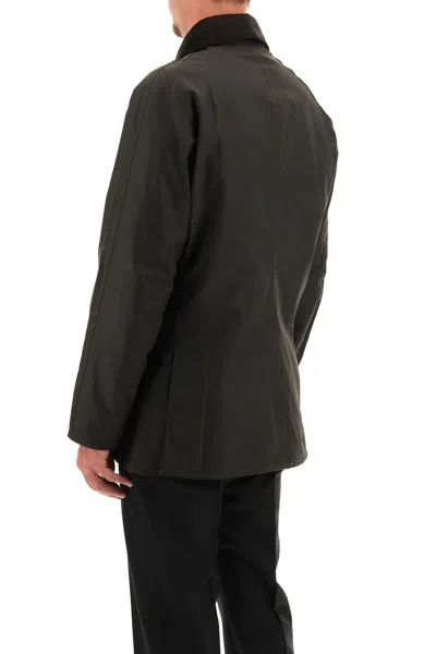 Barbour Ashby Waxed Jacket In Green
