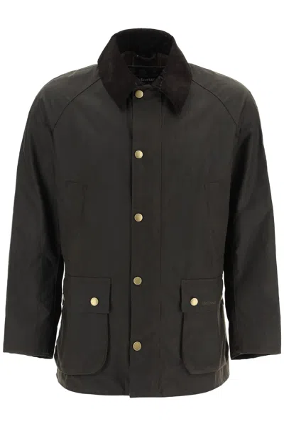 Barbour Ashby Waxed Jacket In Green