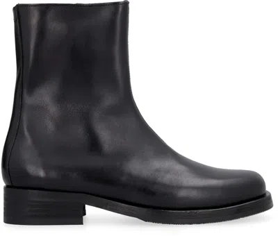 Our Legacy Camion Boot Boots In Black Leather In Black