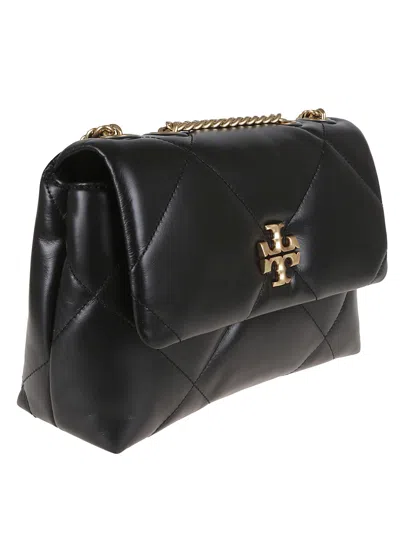 Tory Burch Kira Matelassé Leather Shoulder Bag In Black