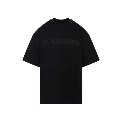 Jil Sander Logo T-shirt In Black